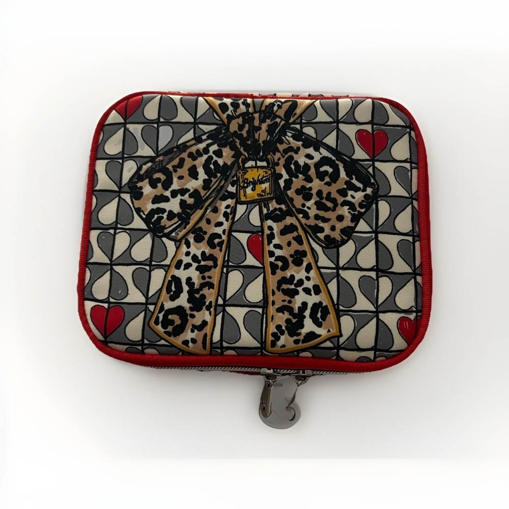 Brighton Jewelry Case WILD LOVE New With Tags Cat On Back
